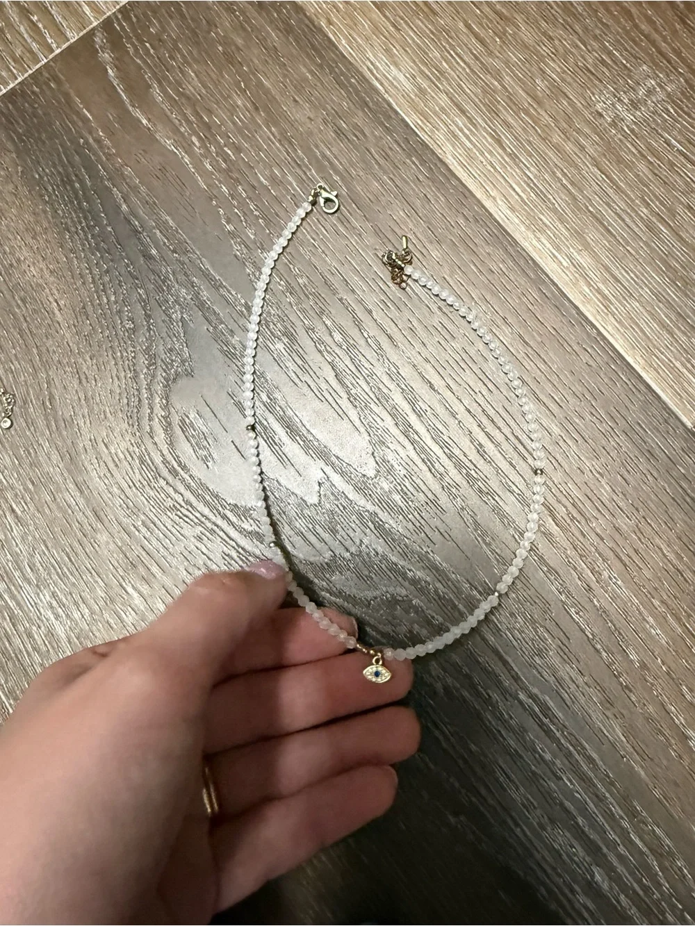 Evil Eye Beaded Choker Necklace
